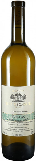 2018 Osthofener Neuberg Niklas Gewürztraminer Auslese süß - Weingut Bert Wechsler Erben