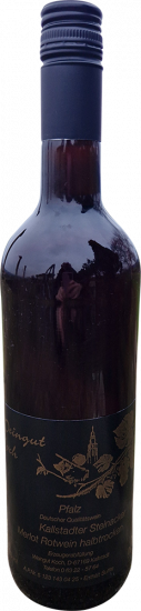 2023 Steinacker Merlot Rotwein halbtrocken - Weingut Koch