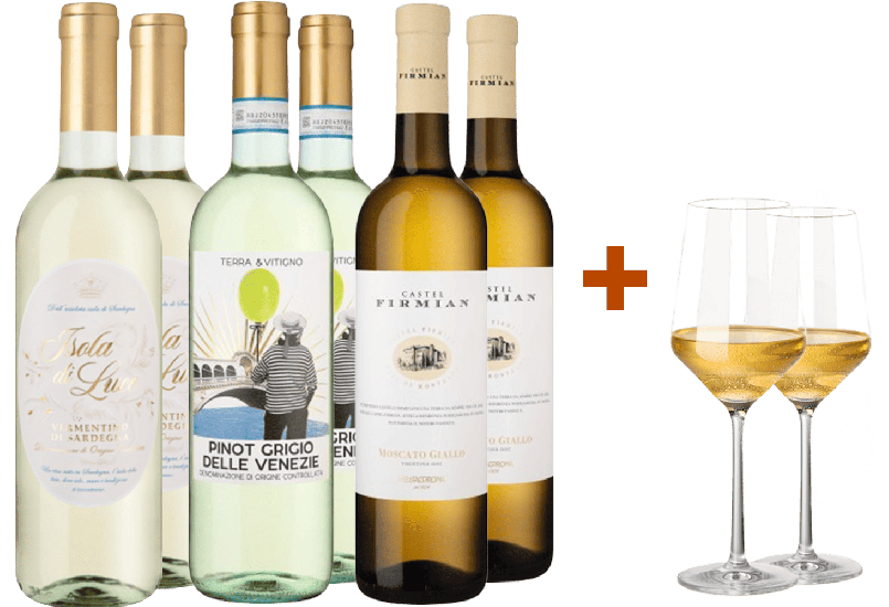 Italien Sommergenuss mit gratis Gläsern - WirWinzer Select