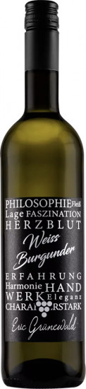 2024 Herzblut Weißburgunder feinherb - Weingut Eric Grünewald