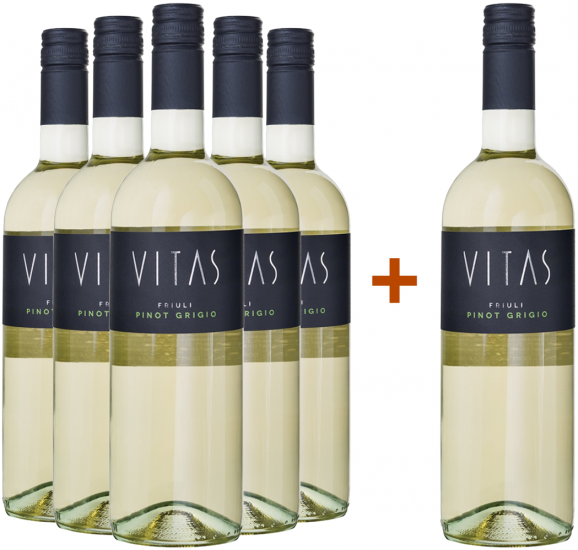 5+1 Paket Pinot Grigio Friuli DOC - Villa Vitas