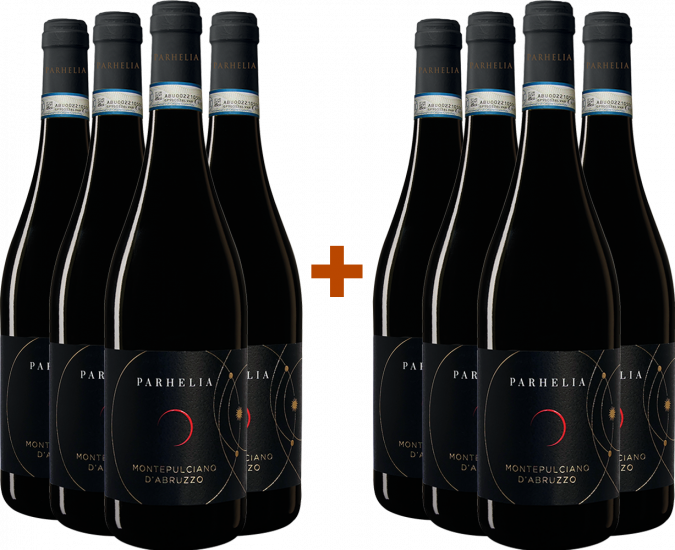 4+4 Paket Parhelia Montepulciano d'Abruzzo DOC - Cantina Colonnella
