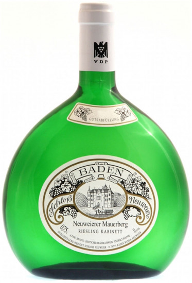 2011 Neuweierer Mauerberg Riesling Kabinett trocken (durchgegoren)  - Weingut Schloß Neuweier