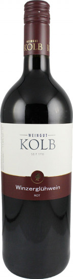 Winzerglühwein rot süß 1,0 L - Weingut Kolb