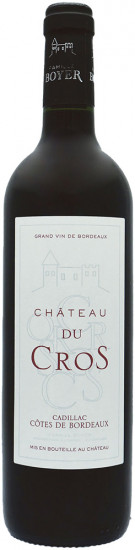 2019 Château du cros rouge Cadillac Côtes de Bordeaux AOP trocken - Château du Cros