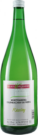 2024 Riesling feinherb 1,0 L - Weingut Klaus Haberkern