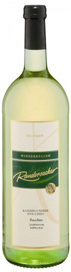 2017 Bacchus Qualitätswein halbtrocken 1L - Winzerkeller Randersacker