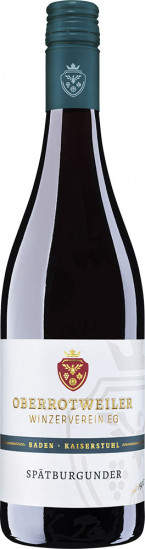 2023 Spätburgunder Rotwein, 0,75 L, Region Kaiserstuhl, Baden halbtrocken - Oberrotweiler Winzerverein