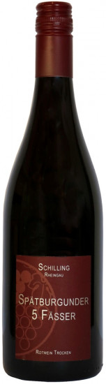 2022 Spätburgunder Rotwein 5 Fässer trocken - Weingut Ernst-Peter Schilling