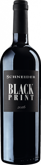 2016 Black Print Rotwein Trocken - Weingut Markus Schneider