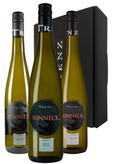 Rieslingpaket im Geschenkkarton - Weingut Sonneck