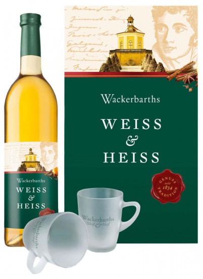 Weiß & Heiß süß mit 2 Tassen im Geschenkkarton - Schloss Wackerbarth