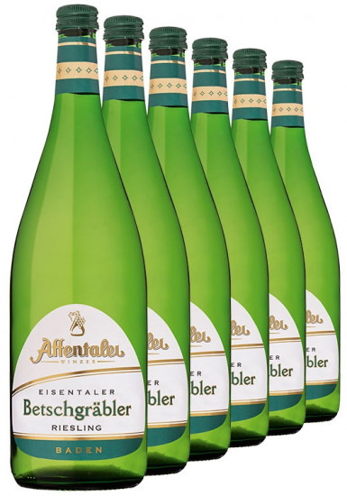 2020 Eisentaler Betschgräbler Riesling 1L QbA (6 Flaschen) - Affentaler Winzer