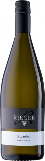 2024 Gutedel halbtrocken Bio 1,0 L - Weingut Rieger