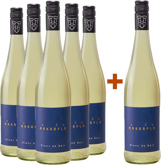 5+1 Paket MRKGRFLR Blanc de Noir trocken - Markgräfler Winzer  