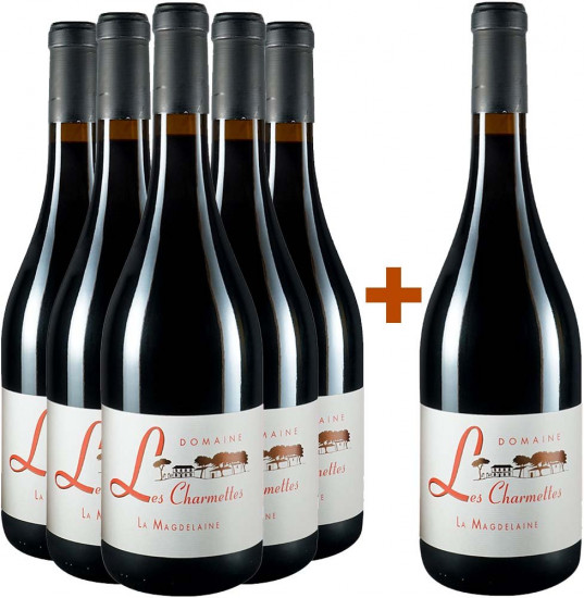 5+1 Paket La Magdelaine Rouge - Domaine Les Charmettes