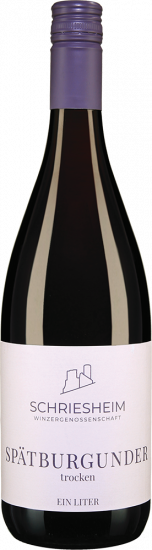 2024 Spätburgunder trocken 1,0 L - Winzergenossenschaft eG Schriesheim