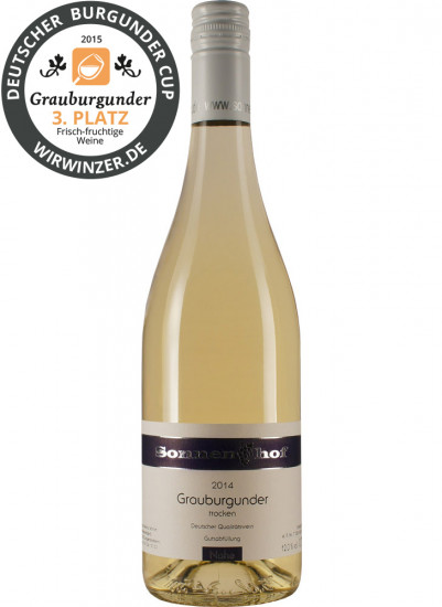 2014 Grauburgunder trocken - Weingut Sonnenhof