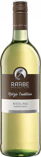 2024 Pfälzer Tradition Riesling feinherb 1,0 L - Weingut Raabe