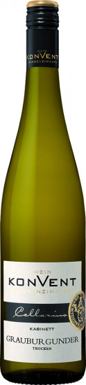 2020 Cellarius Grauburgunder Kabinett trocken - Weinkonvent Dürrenzimmern eG