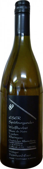 2017 Oestricher Klosterberg Spätburgunder Weißherbst trocken - Weingut Bernhard Eser