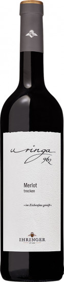 2020 Merlot URINGA 962 Ihringer Fohrenberg trocken - Kaiserstühler Winzergenossenschaft Ihringen