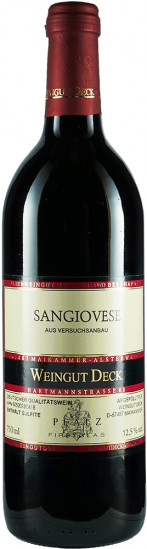 Sangiovese trocken - Weingut Deck