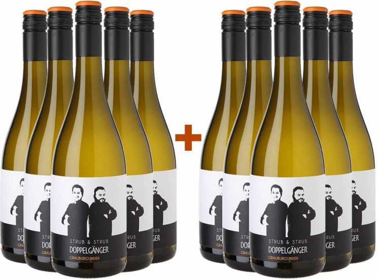 6+6 Paket Doppelgänger Grauburgunder - Strub & Strub