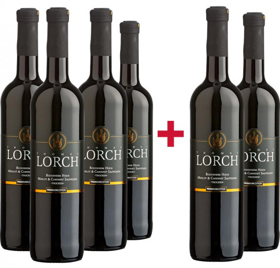4+2 Bodenheim Merlot & Cabernet Sauvignon trocken - Weingut Thomas Lorch