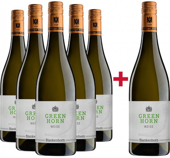 5+1 GREENHORN Weiß Paket - Weingut Blankenhorn