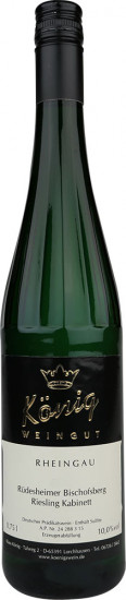 2024 Rüdesheimer Bischofsberg Riesling Kabinett lieblich - Weingut Klaus u. Ursula König GbR