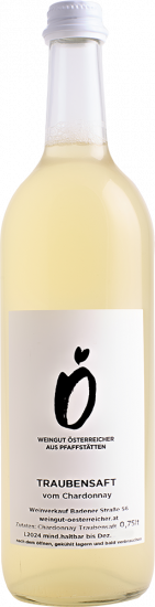 2024 Traubensaft Naturtrüb vom Chardonnay - Weingut Österreicher