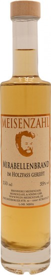Mirabellenbrand im Holzfass gereift 0,35 L - Weingut Meisenzahl