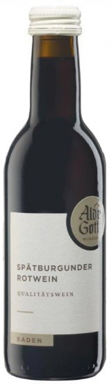 2020 Spätburgunder Qualitätswein halbtrocken 0,25 L - Alde Gott Winzer Schwarzwald