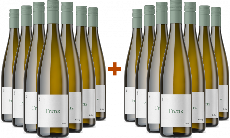7+7 Paket 2024 Riesling BIO Bio - Weingut Franz