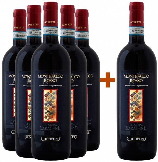 5+1 Paket Rosso di Montefalco DOC - Azienda Agricola Goretti