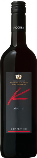 2022 Merlot Dt.QW trocken - Winzergenossenschaft Königschaffhausen-Kiechlinsbergen