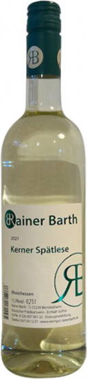 2024 Kerner Spätlese lieblich - Weingut Rainer Barth