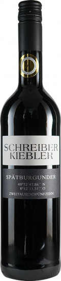 2020 Spätburgunder49°52´47.86´´N 8°12´11.51´´ O trocken - Weingut Schreiber-Kiebler