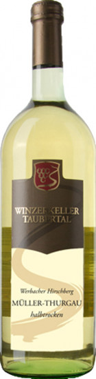 2015 Thurgau Qualitätswein halbtrocken (1000ml) - Winzerkeller Im Taubertal