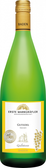 2023 Erste Markgräfler Gutedel Qw trocken 1,0 L - Markgräfler Winzer  