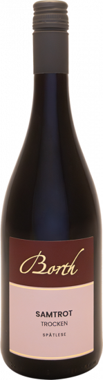 2024 Samtrot Spätlese trocken - Weingut Borth