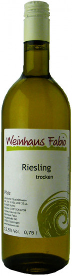 2010 Riesling QbA trocken BIO - Weinhaus Fabio