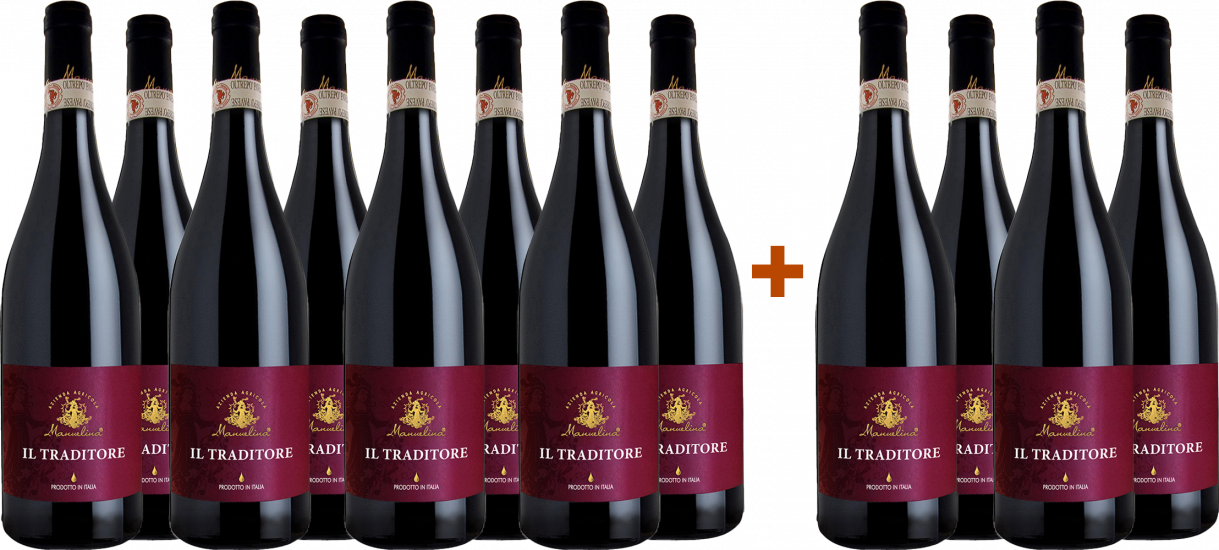 8+4 Paket Il Traditore Sangue Di Giuda Oltrepó Pavese DOC - Manuelina