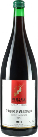 2022 Spätburgunder Rotwein Liter trocken 1,0 L - Weinkellerei Hirschen Glottertal