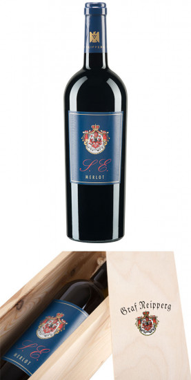 2015 SE Merlot   in Original-Holzkiste trocken - Weingut Graf Neipperg