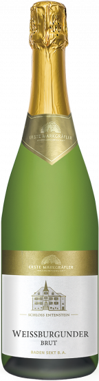2022 Schloss Entenstein Weißburgunder Baden Sekt b.A. brut - Markgräfler Winzer  
