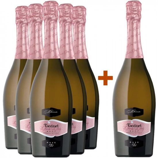 5+1 Paket One&Only Rosé Millesimato - Fantinel