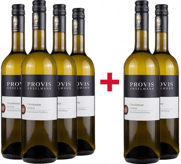 4+2 Paket Chardonnay Kabinett trocken - Weingut Provis Anselmann