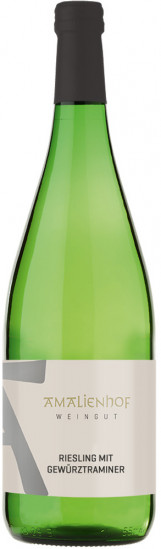 2020 Riesling mit Gewürztraminer halbtrocken 1,0 L - Weingut Amalienhof